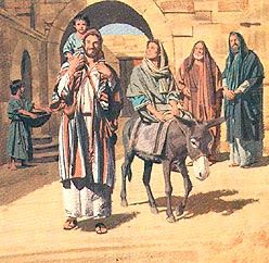 Jesus, Joseph and Mary return to Nazareth